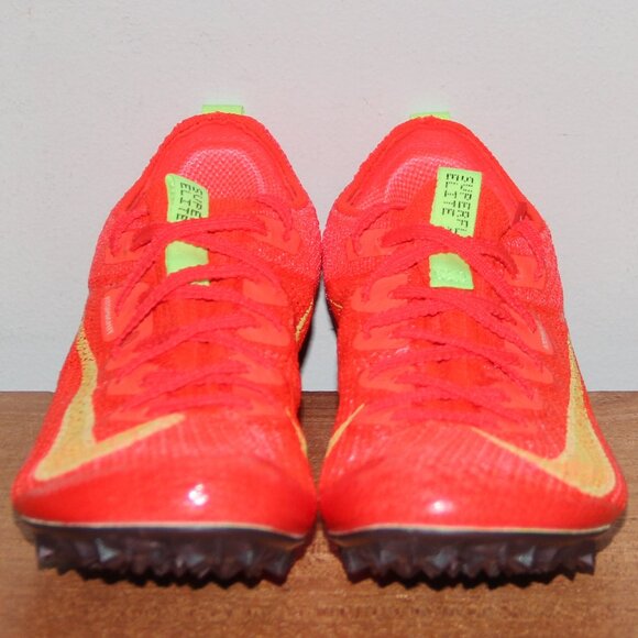 Nike Zoom Superfly Elite 2 Track Men 5 Womens 6.5 Bright Crimson Lime - Picture 4 of 7
